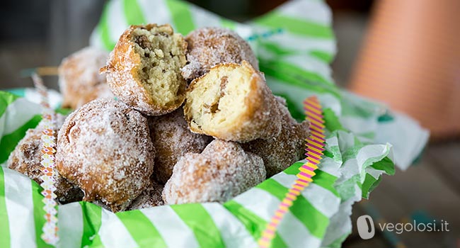 Frittelle di carnevale vegane