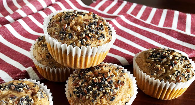 Muffin vegani senza zucchero