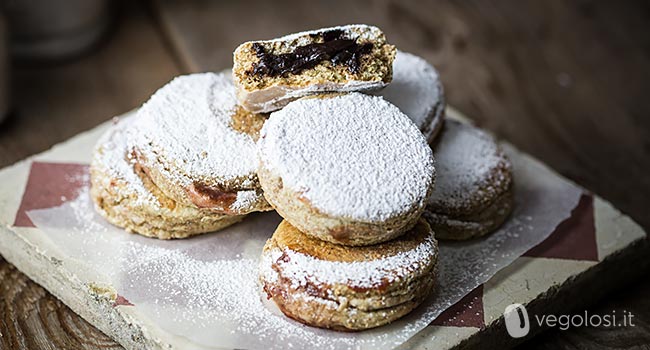 Focaccine vegane dolci in padella