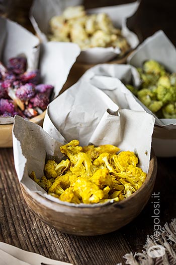 pop corn di cavolfiore speziati