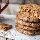 cookies farina riso cioccolato nocciole