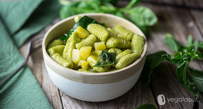 gnocchi di farina di piselli