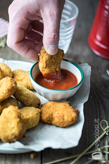 Nuggets vegani di soia
