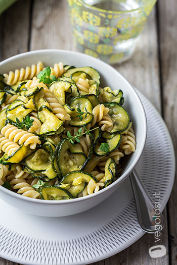 pasta integrale zucchine alla scapece