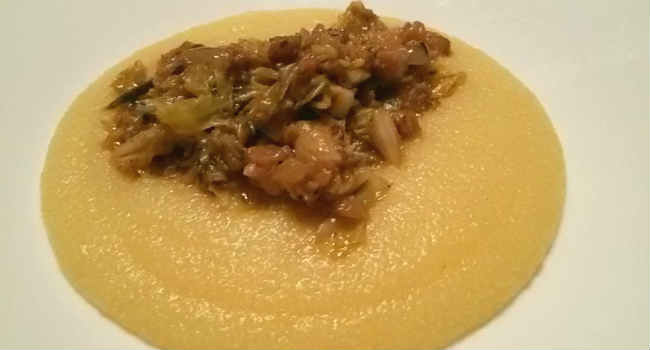 polenta con cavolo verza