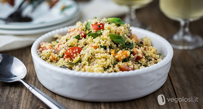 Insalata di cous cous con tahina