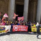 Protesta circo Roma