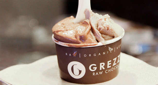 gelato grezzo raw chocolate