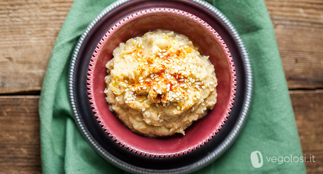 Hummus di ceci ricetta