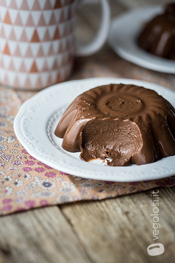 budino vegan al cioccolato