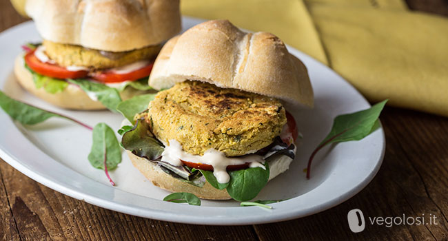 hamburger di ceci vegani classici