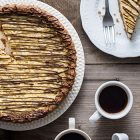 Crostata vegana al cacao e riso