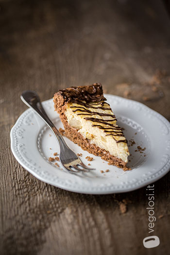 Crostata vegana al cacao e riso