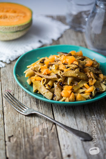 penne seitan melone