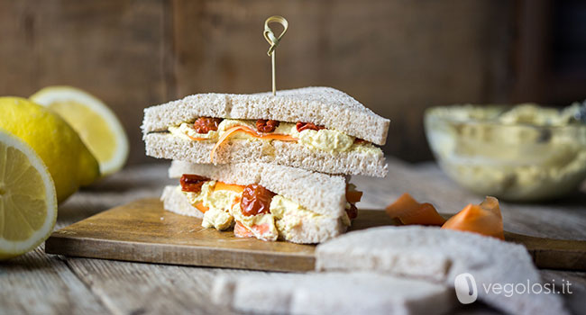 Sandwich con crema di limone