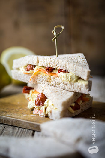 Sandwich con crema di limone