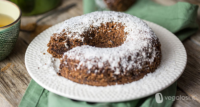 Ciambella cioccolato e cocco