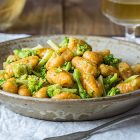 gnocchi di patate dolci broccoli