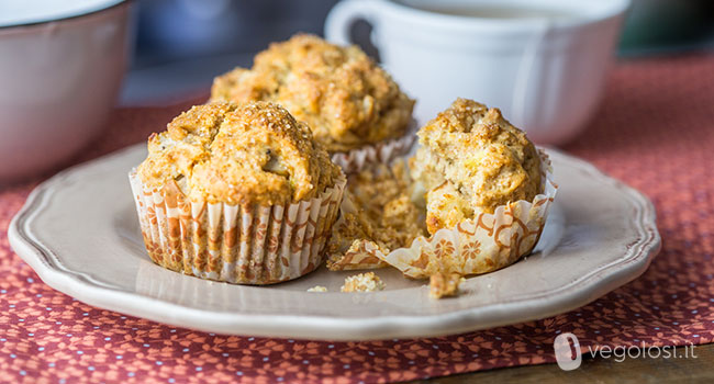 muffin vegani alle pere