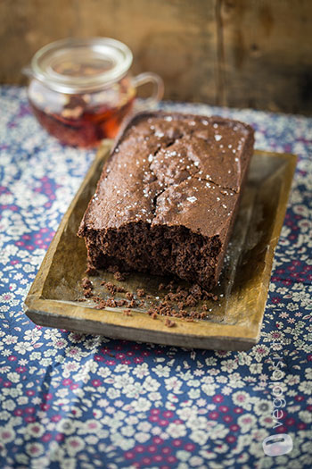 Plumcake vegano al cioccolato e fleur de sel