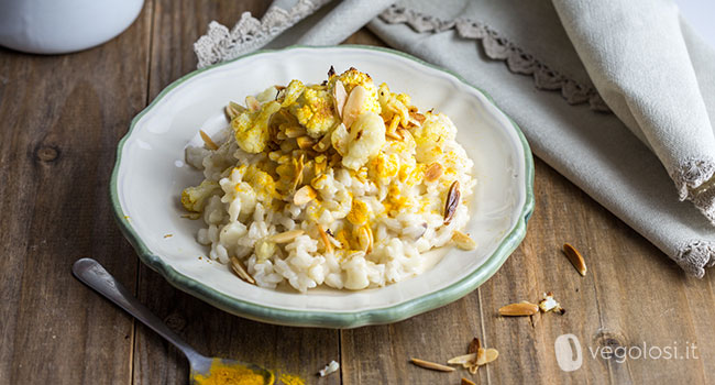 Risotto con cavolfiore e curcuma