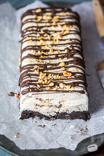 Torta gelato vegana (viennetta)