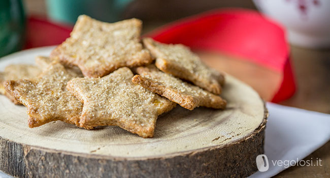 Biscotti vegan all'arancia candita e cardamomo