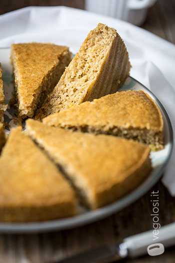torta vegana all'acqua