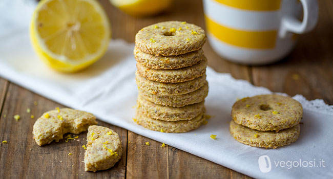 Biscotti al limone senza burro