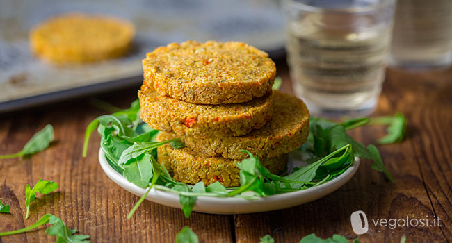 Burger di soia e sedano rapa al forno