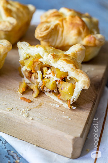 Mini apple pie quadrate