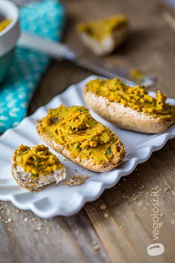 Paté di carote arrosto e lenticchie