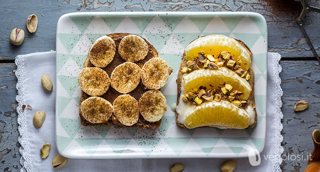 Toast dolci per colazione