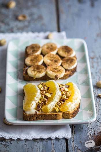 Toast dolci per colazione