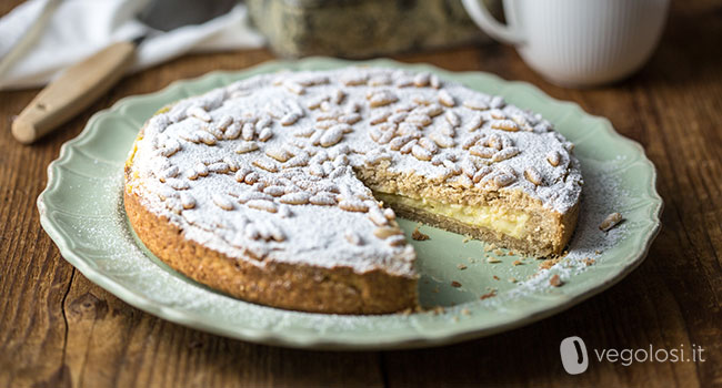 torta della nonna crema e pinoli