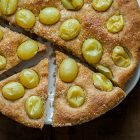 focaccia vegana all'uva