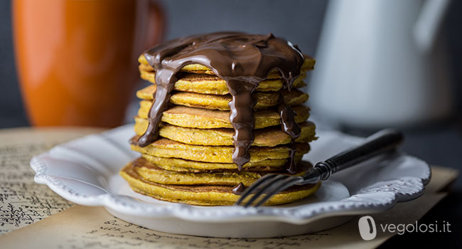 Pancake vegani alla zucca