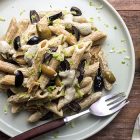 penne integrali con crema di tofu