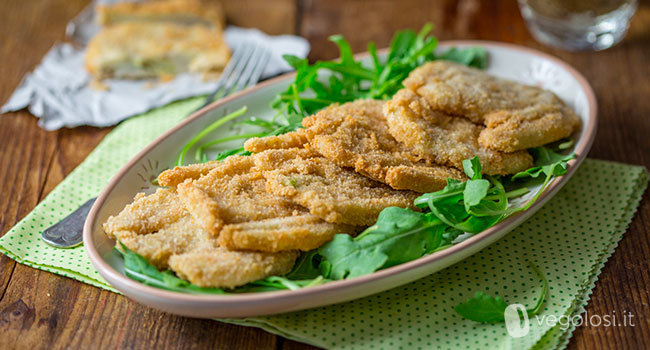 Cotolette di finocchi impanate