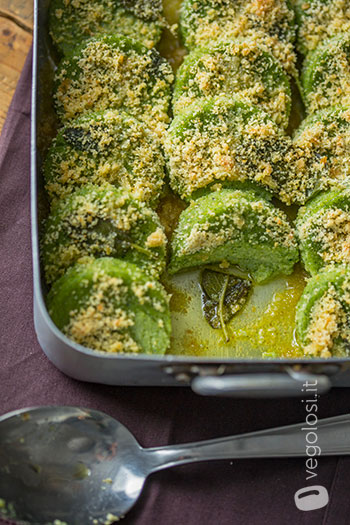 Gnocchi alla romana senza uova alle erbette