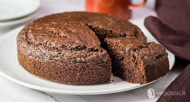 Torta vegana al cioccolato facile