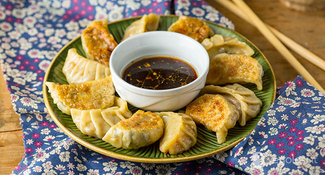 Gyoza vegan, ravioli giapponesi ripieni di verdure