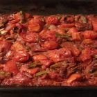 Sugo vegano con verdure al forno