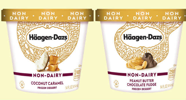 Häagen-Dazs gelato vegano