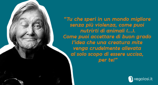 Margherita Hack-citazione vegan