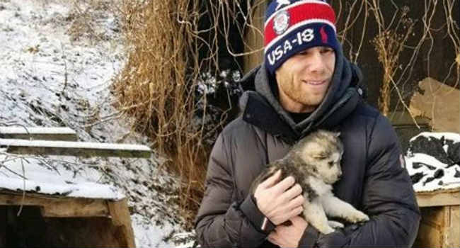 Gus Kenworthy Olimpiadi invernali cani Corea