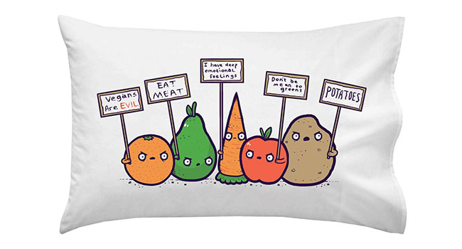 Cuscino vegetali protesta