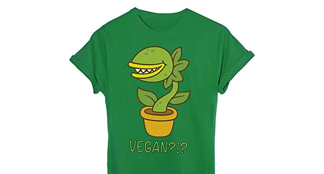 Alimentato da piante Baseball T Shirt Vegetariano Vegan Maglietta Hipster Tumblr Divertente 