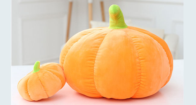 cuscino a forma di zucca