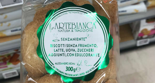 Biscotti Artebianca senza niente